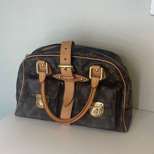 AUTHENTIC louis vuitton monogram canvas manhattan PM bag